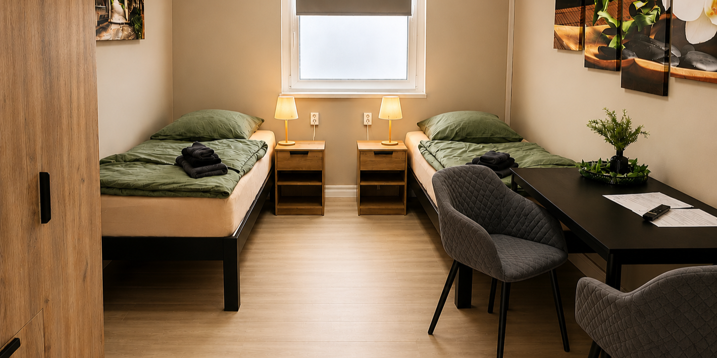 HK Vermietung Brieselang – moderne Unterkunft nahe Berlin mit Parkplätzen für Handwerker und Feriengäste.