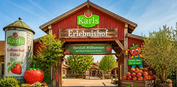 Karls Erlebnis-Dorf Elstal nahe der Unterkunft HK Vermietung in Brieselang