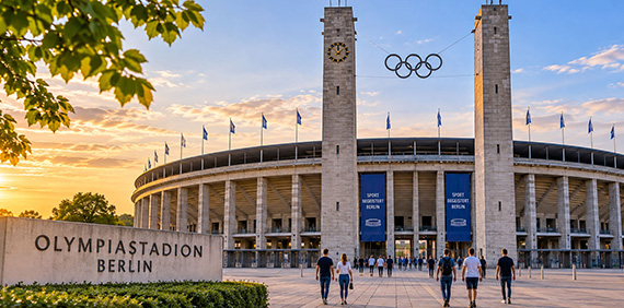 Olympiastadion Berlin – Gästezimmer bei HK Vermietung in Brieselang
